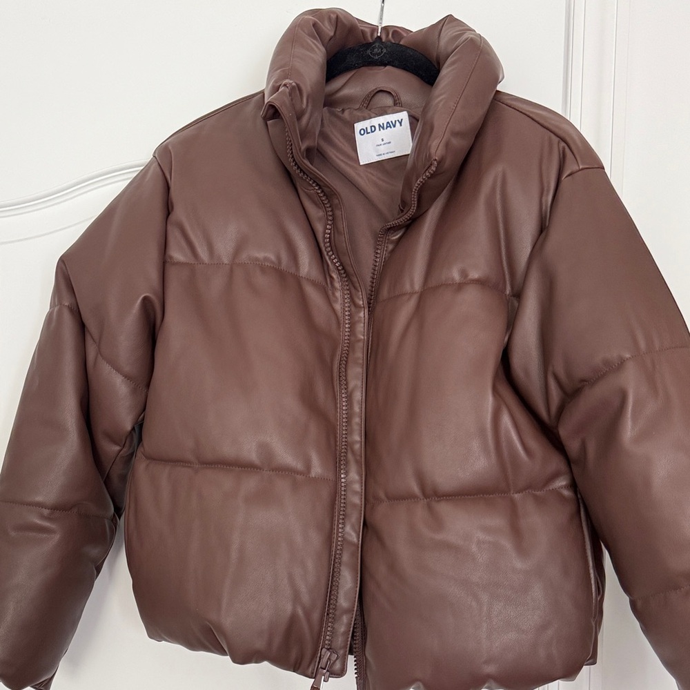 Old Navy Chocolate Puffer Jacket